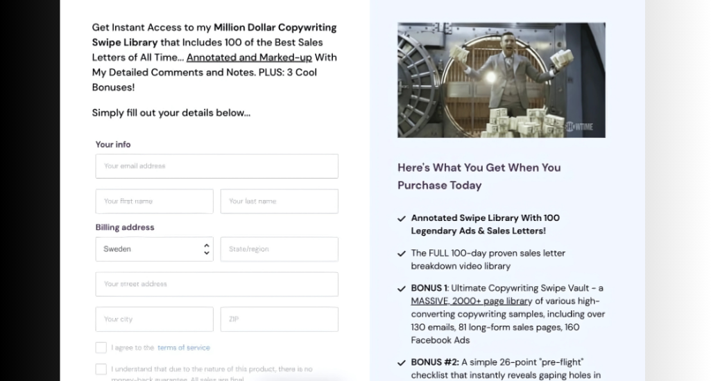 Csaba Borzasi – Million Dollar Copywriting Swipe Library Download