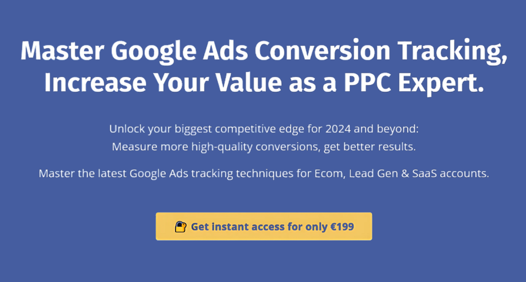 Bob & Miles – Master Google Ads Conversion Tracking (Basic & Advanced) Download