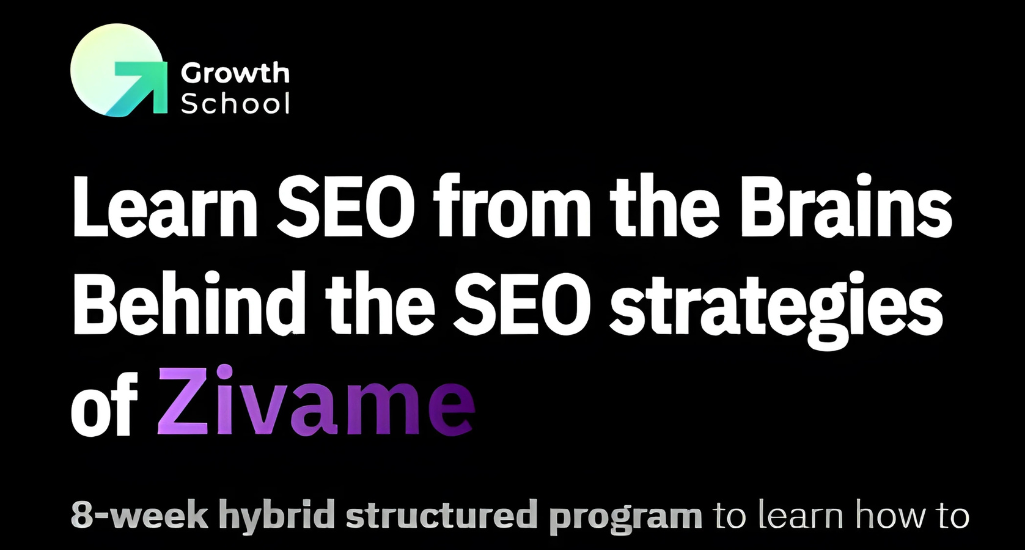 Growth School – SEO At Scale Course Download